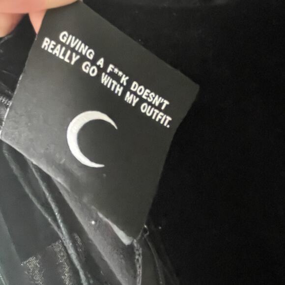 KILLSTAR BLACK MAGICA SKATER VELVET MINI DRESS SIZE M - Picture 11 of 11